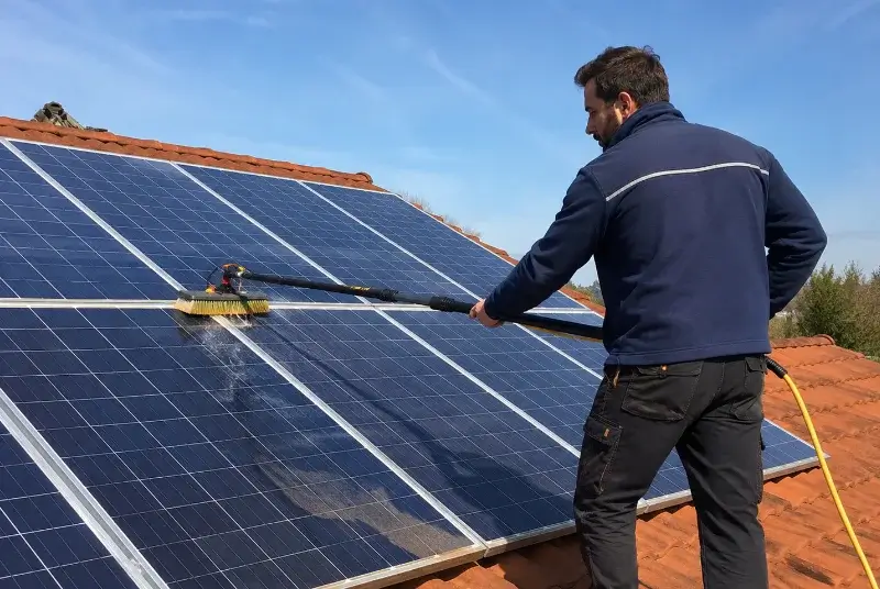 Nettoyage et entretien de panneaux solaires à Rayssac